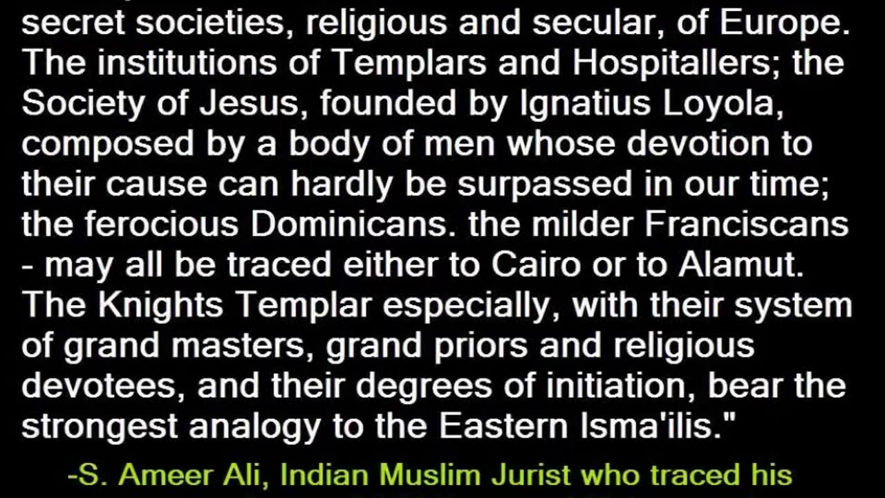 The Jesuit Order´s Knights Templar Origins