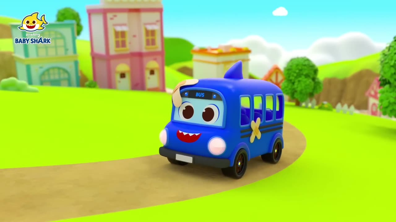 [🚎NEW] Five Little Buses Jumping on the Slide! | Baby Shark Toy Car Song | Baby Shark Official