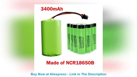 ⭐️ New 14.4V 3400mAh/2800mAh Li-ion Battery For Haier HB-QT51S Robot Vacuum Cleaner Accumulator