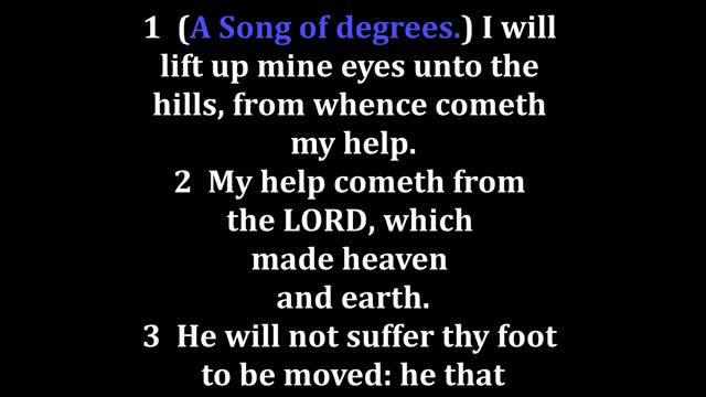 Psalms 121 King James version