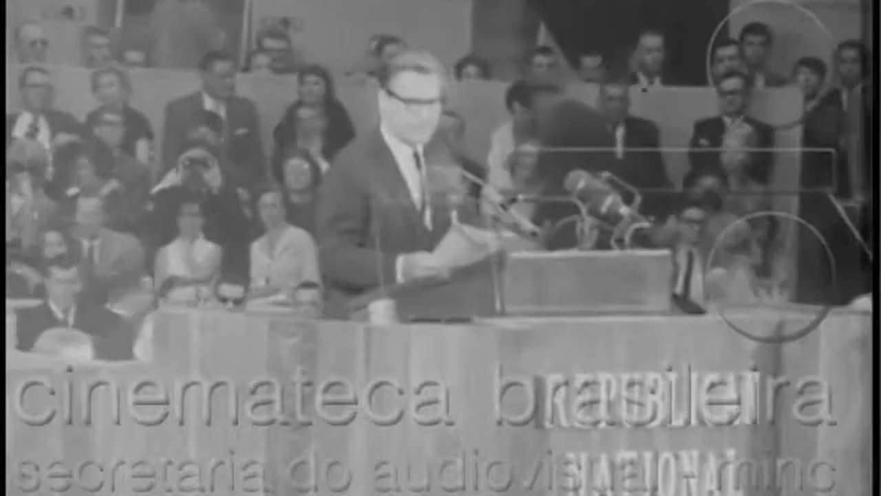 Nelson Rockfeller at the Republican National Convention, 1968