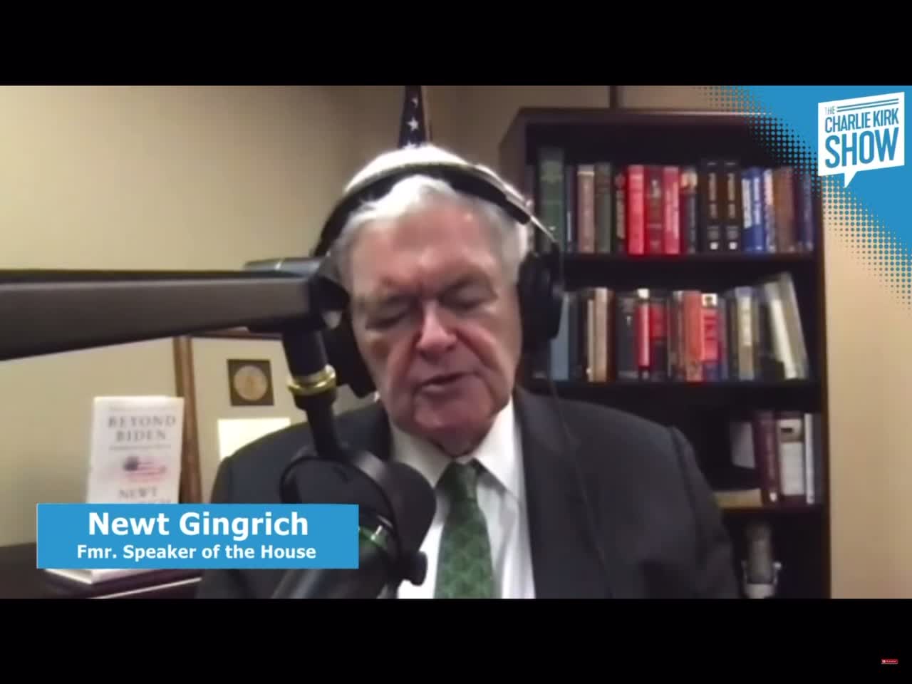 The Charlie Kirk Show with speaker Newt Gingrich on Ukraine and Russia