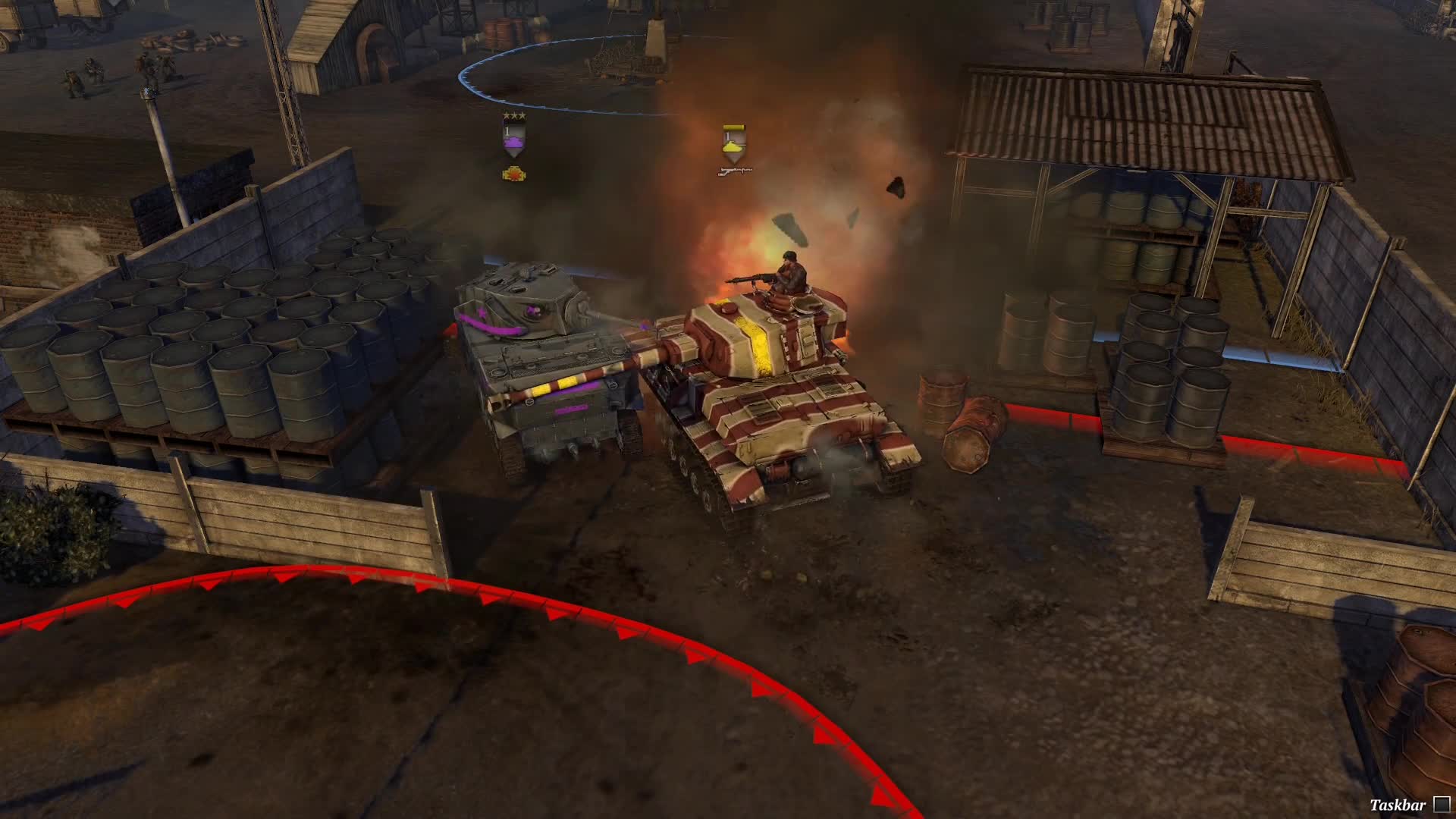 Staurt Rumble Company Of Heroes 2: Stuart tank kills panzer 4