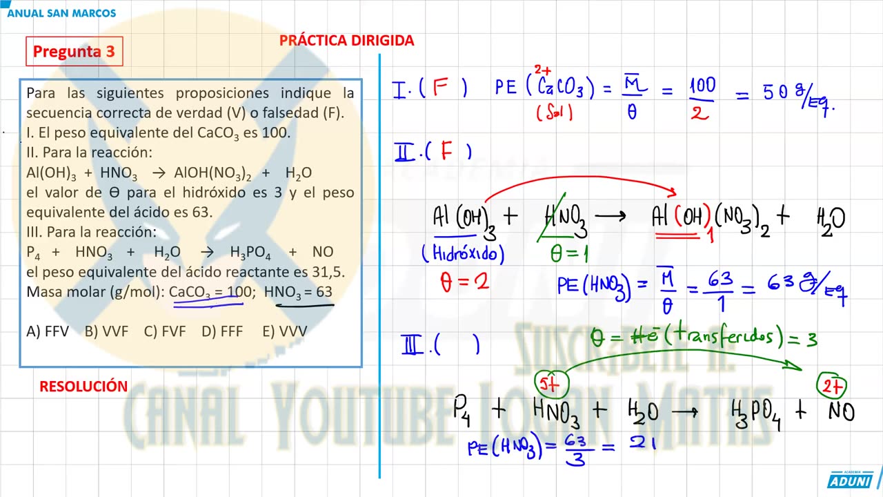 ANUAL ADUNI 2023 | Semana 24 | Biología | Química S2 | Filosofía