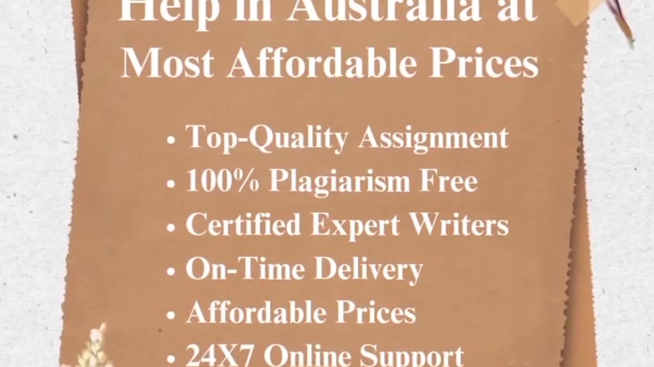 Online Assignment Help in Australia