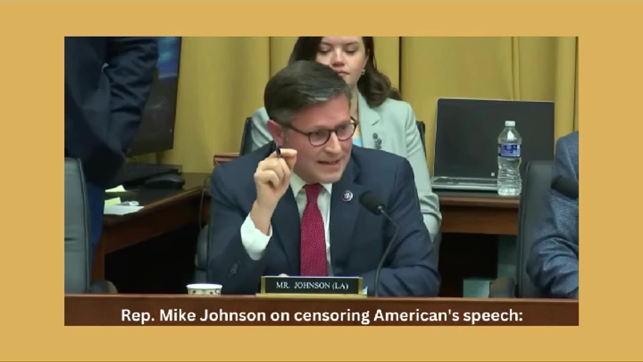 Rep. Mike Johnson says the federal government used Twitter to censor American's speech: