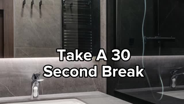 Warm Shower Soundscape (Take A 30 Second Break)