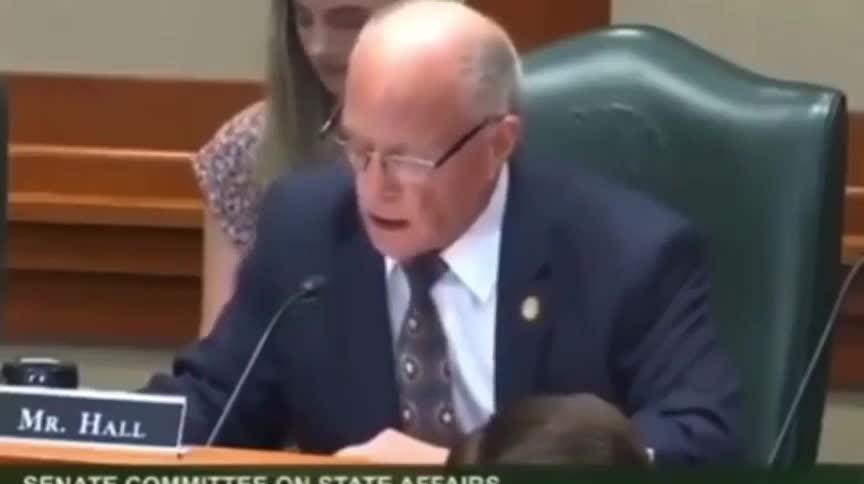 Senate Committee - Dangers of COVID Vaccines - Mr. Hall