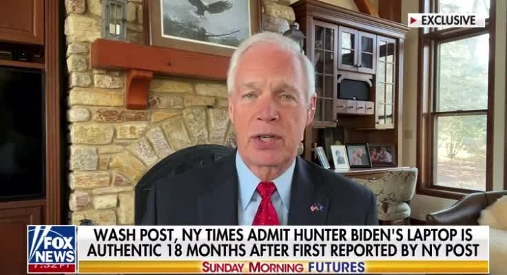 Sen. Ron Johnson: Crooked NYT, WaPo, Liberal Media Implicated in Biden Family Crimes