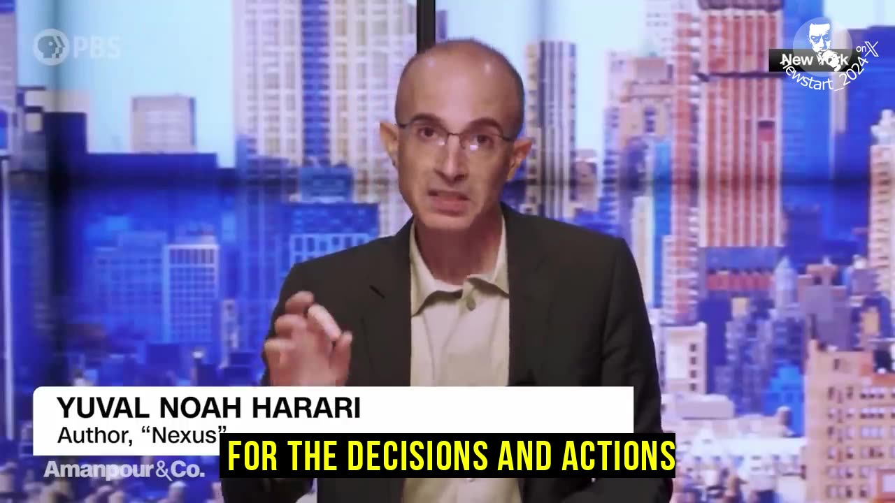 Yuval Noah Harari: Corporations should be liable for the actions of their algorithms.