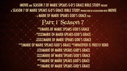 Part 1 Season 7 Marie Speaks G-d's Grace #thankyouhashem