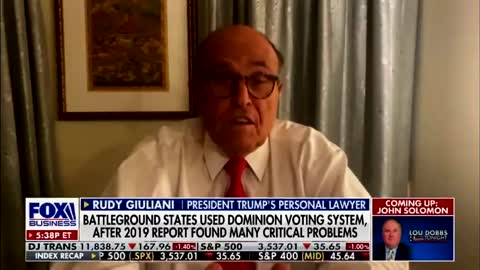 Giuliani EXPOSES Dominion