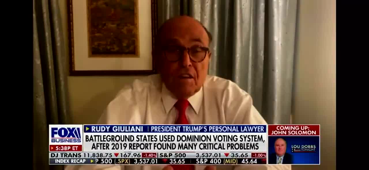 Giuliani EXPOSES Dominion