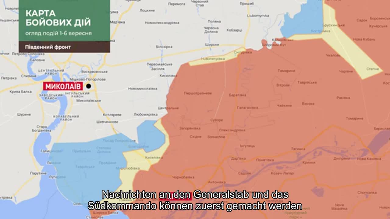 Popepedei Ergebnisse der ersten Herbstwoche in der Region Cherson in der Rezension Video des Fernse