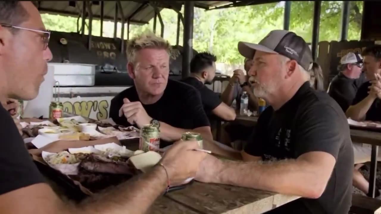 Palate Cleanser: Gordon Ramsey Tries Real Texas BBQ for the First Time