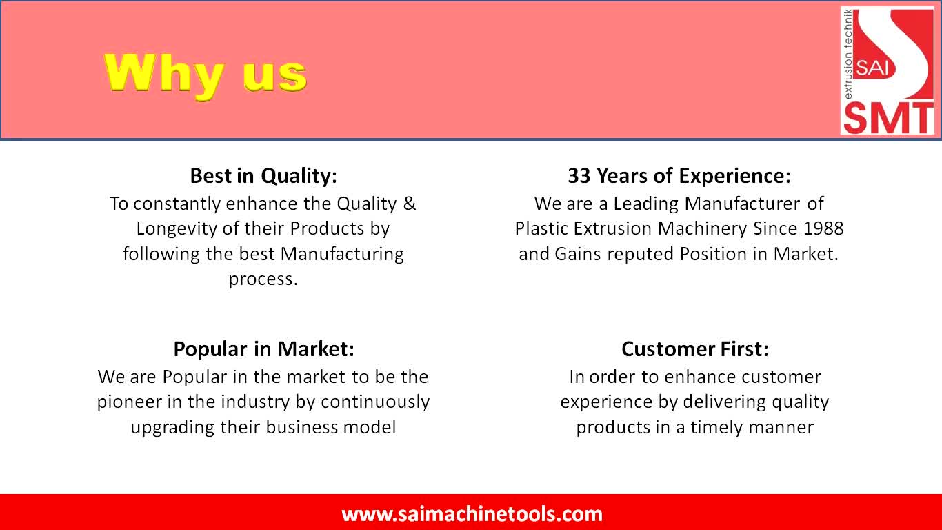Sai Machine Tools | Biggest Extruder Manufacturer in Indore, India