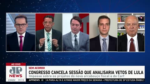 Congresso cancela sessão que analisaria vetos de Lula (PT)