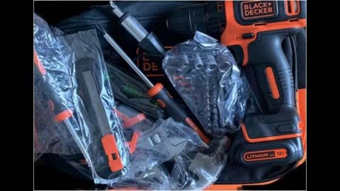 Review: BLACK+DECKER 12V MAX Drill & Home Tool Kit, 60-Piece (BDCDD12PK)