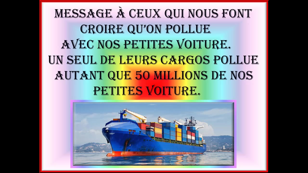 Le mensonge de la pollution des voitures version courte ! Montage Daniel Boleau © 12 2022