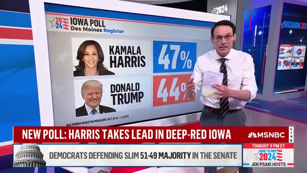 Record shattering: Steve Kornacki breaks down historic results in last minute 2024 polling