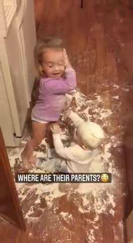 When you leave kids alone 😂