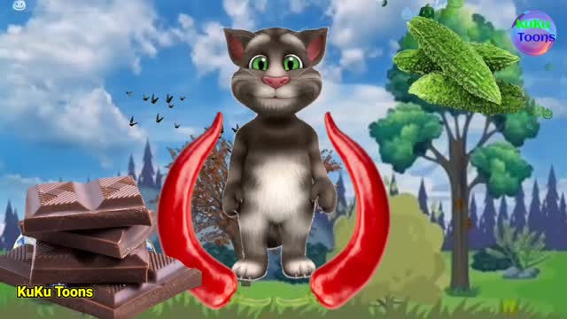 Talking tom eating funny video