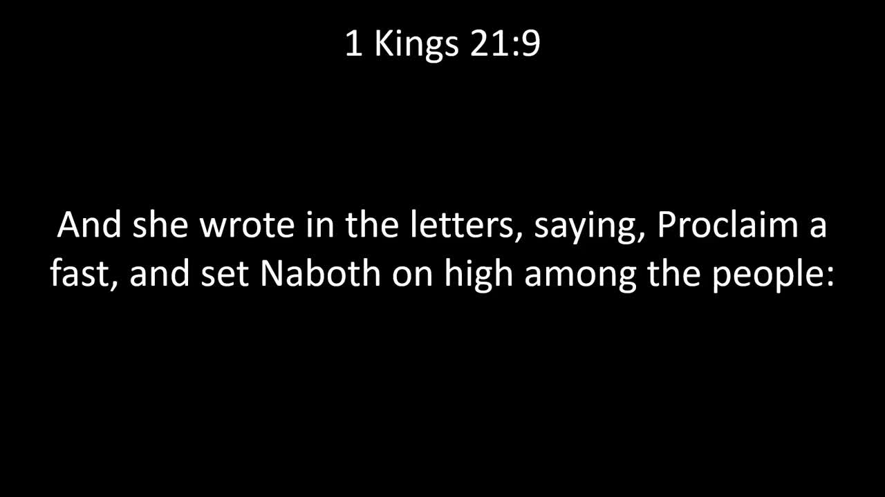 KJV Bible 1st Kings Chapter 21