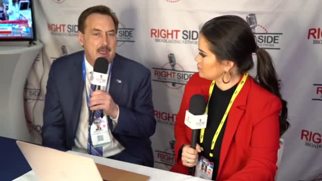 DISTURBING. Right Side Broadcasting Network CENSORS Mike Lindell at CPAC