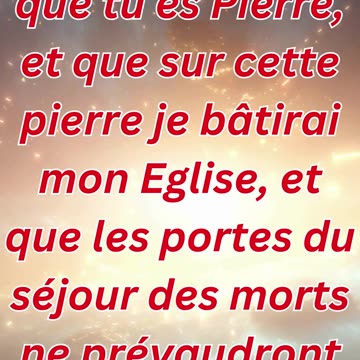 "Pierre : Le Rocher de l’Église" Matthieu 16:18.#shortvideo #short #youtubeshorts #youtube #ytshorts