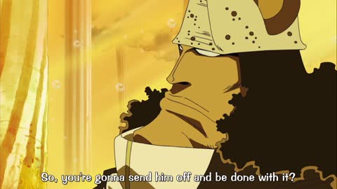 One Piece – Kuma sends Luffy fly away