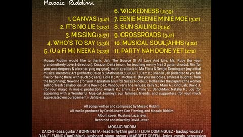 Mosaic Riddim - 'Crossroads'