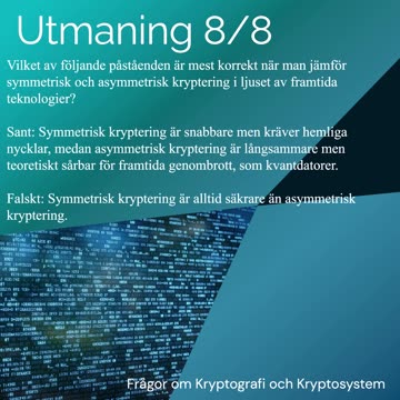 Frågor om Kryptografi och Kryptosystem-8