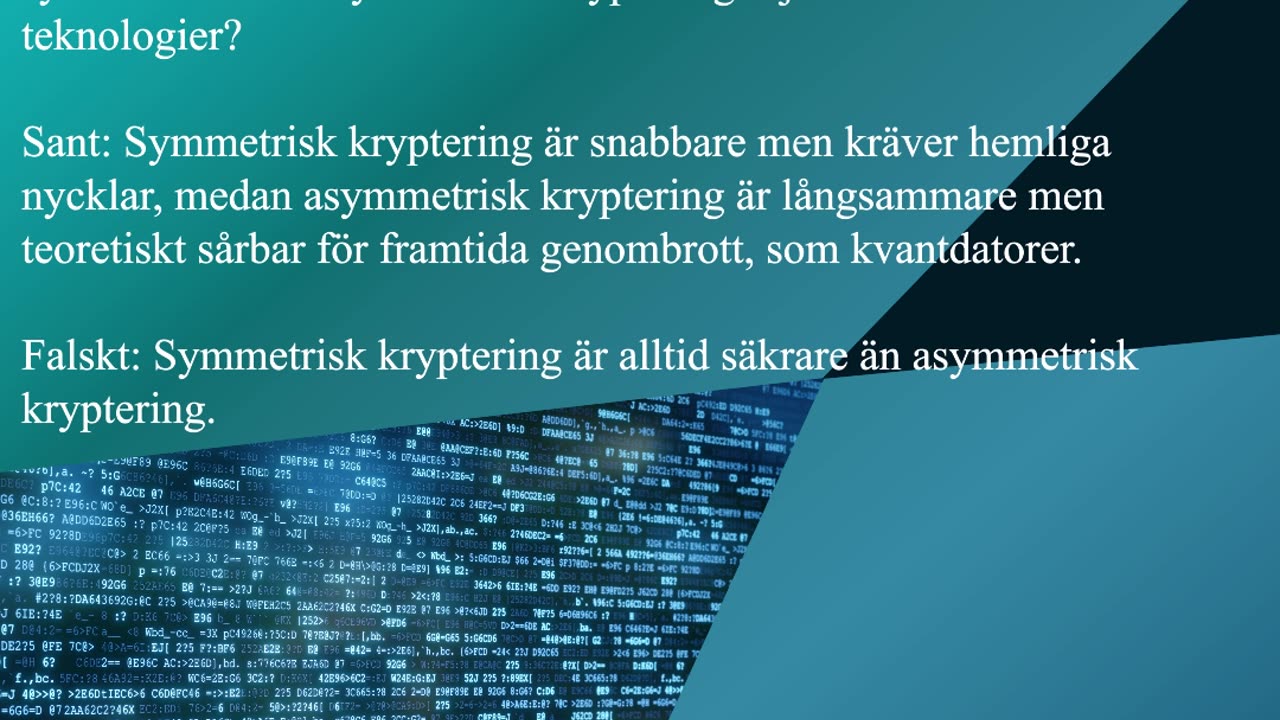 Frågor om Kryptografi och Kryptosystem-8