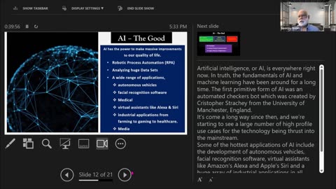 Capacity Build : A Gentle Introduction to Artificial Intelligence/ The Good , The Bad and the Ugly