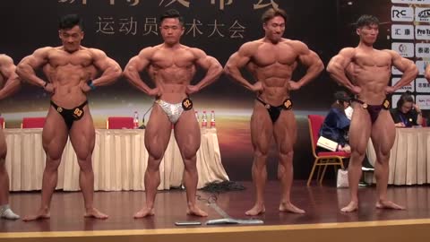 korea+china bodybuilder