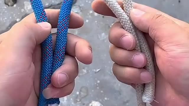 How to Tie the knotting skills in life, you can learn at a glance #53