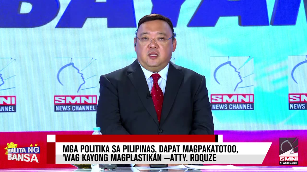 Mga politika sa Pilipinas, dapat magpakatotoo, 'wag kayong magplastikan —Atty. Roque