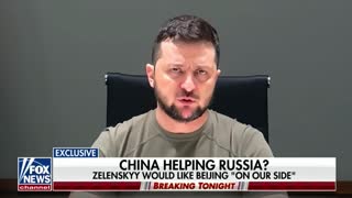 Volodymyr Zelenskyy: "I would like the Chinese People's Republic to be on our side..."