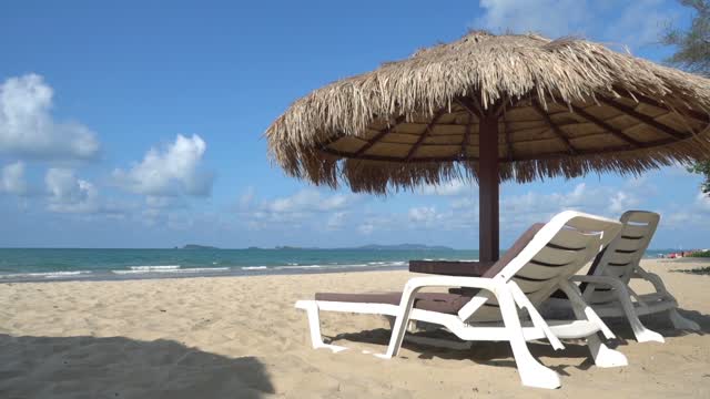 Beautiful Chairs On The Beach