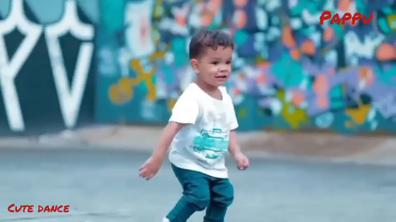 Funny baby dance