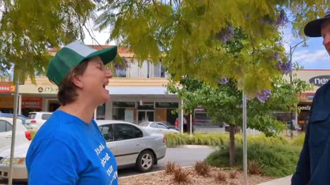 Wade interviewing Shelley Scoullar Chair of Speak Up 4 Water - 21/11/2023