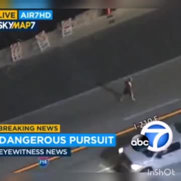 INSANE Police Chase, Suspect Hits Other Cars On Purpose, Sparks Flying...