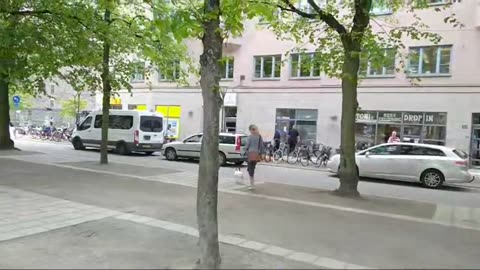 En oroshärd i staden. Järntorget I Örebro 22 Maj 2019