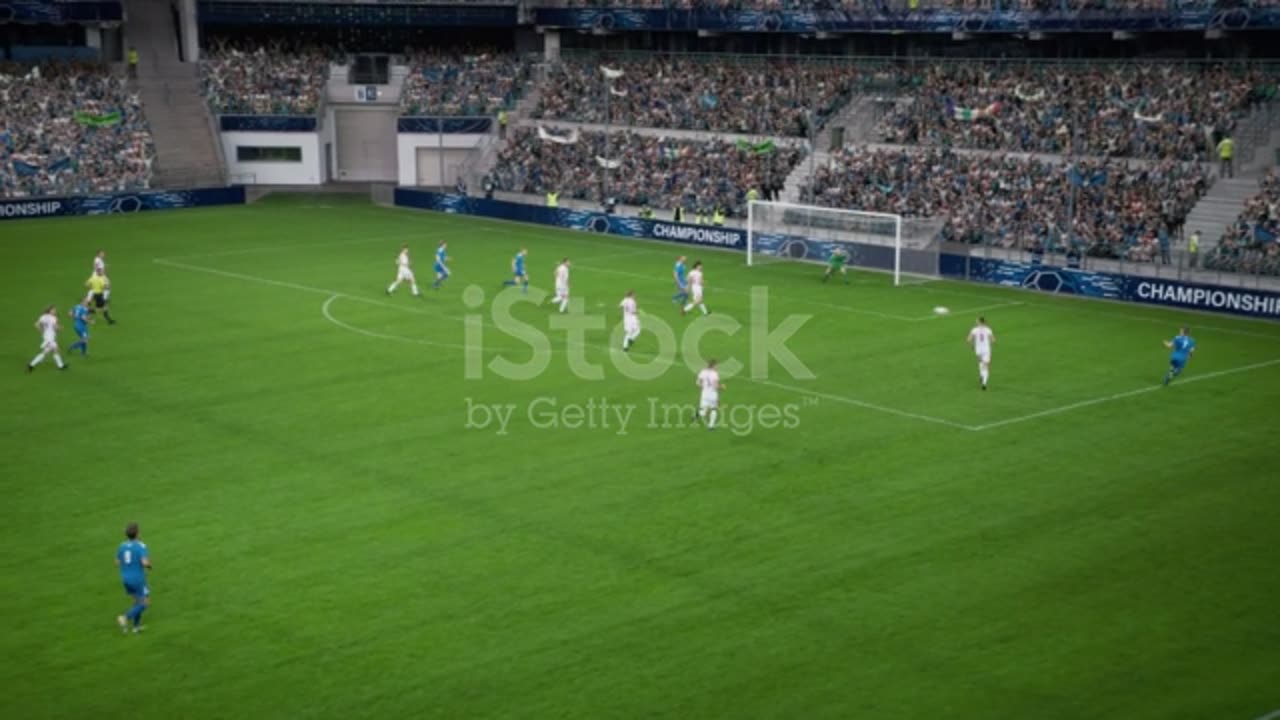 Beautiful and tactical goal football