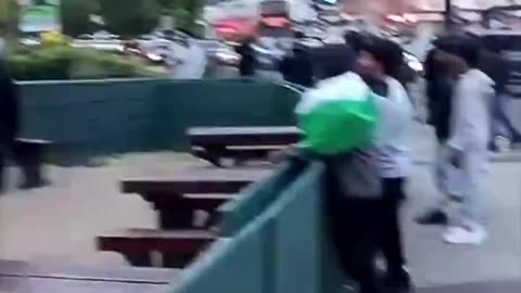 Armed men surround and attack a British Pub