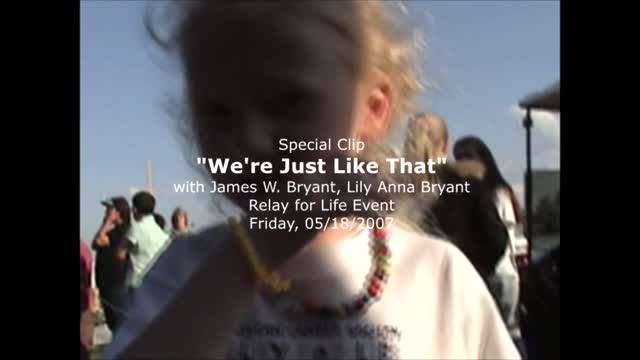 Special Clip - Just Like That, with Lily Anna Bryant, 2007