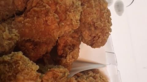 Fried chicken made with olive oil so healthy and delicious