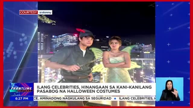 Mga pasabog naHalloween costumes ngilang celebrities