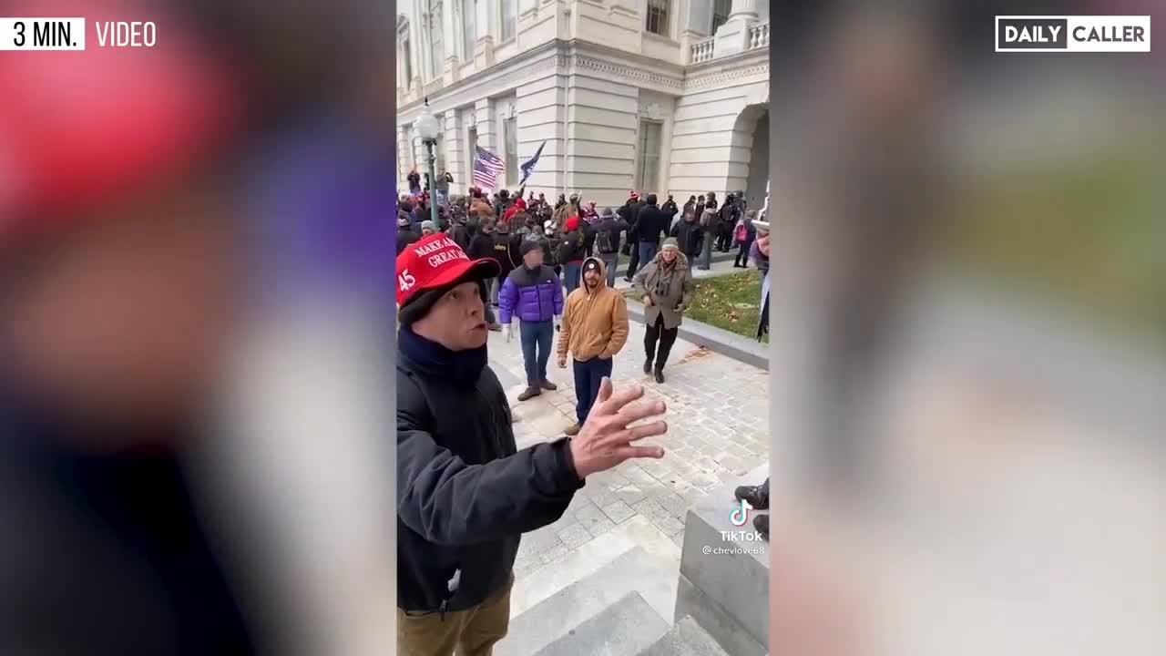 Trump Supporter Begging Police to Stop Capitol Riot