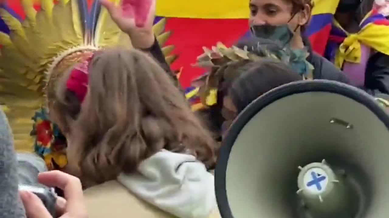 Greta Thunberg and other activists protest in Glasgow for climate action